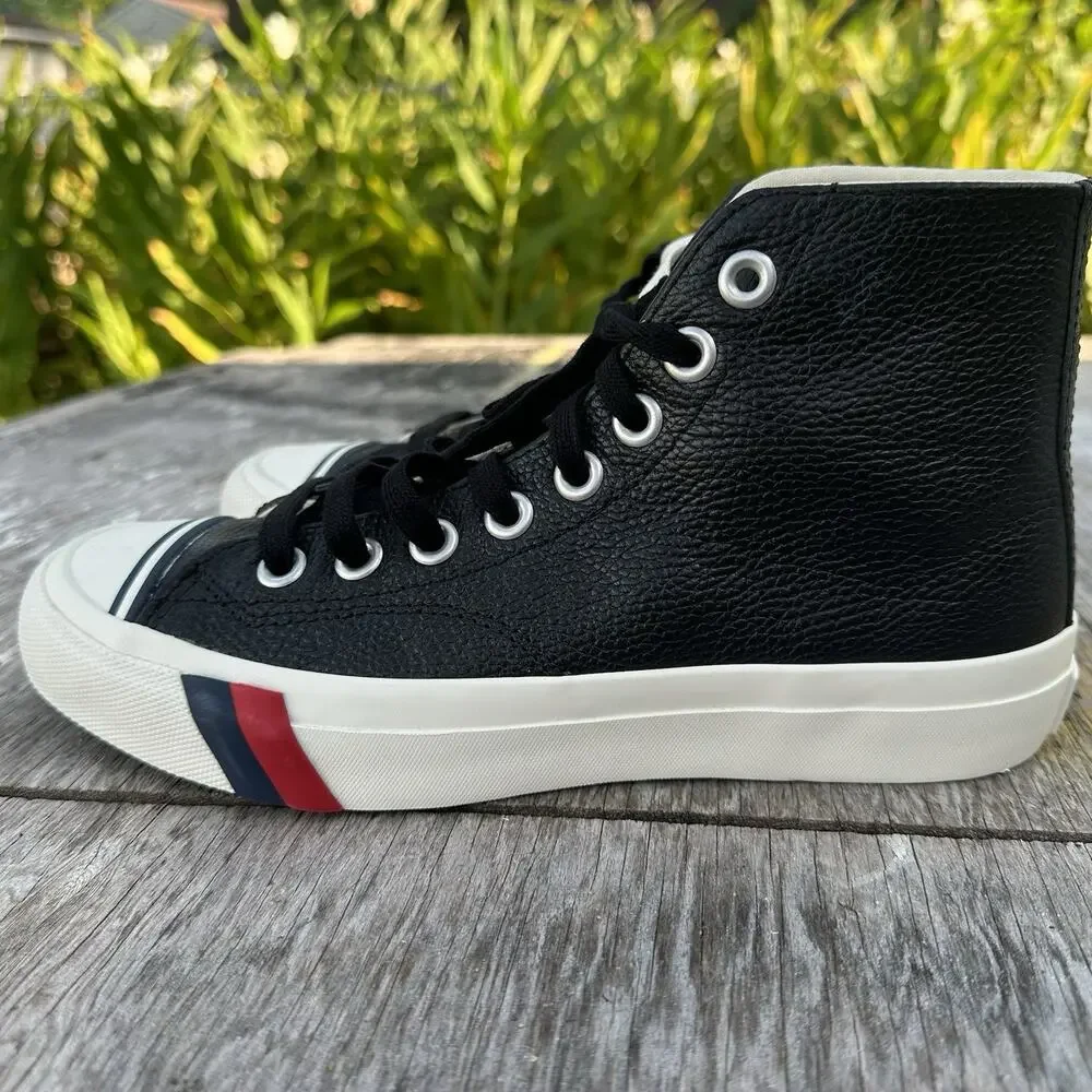 Pro-Keds Royal Hi Leather Black PH64114 Men’s 6.5 Sneakers 220